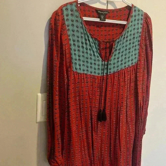 Bohemian Summer Dress  size Medium - Picture 4 of 6